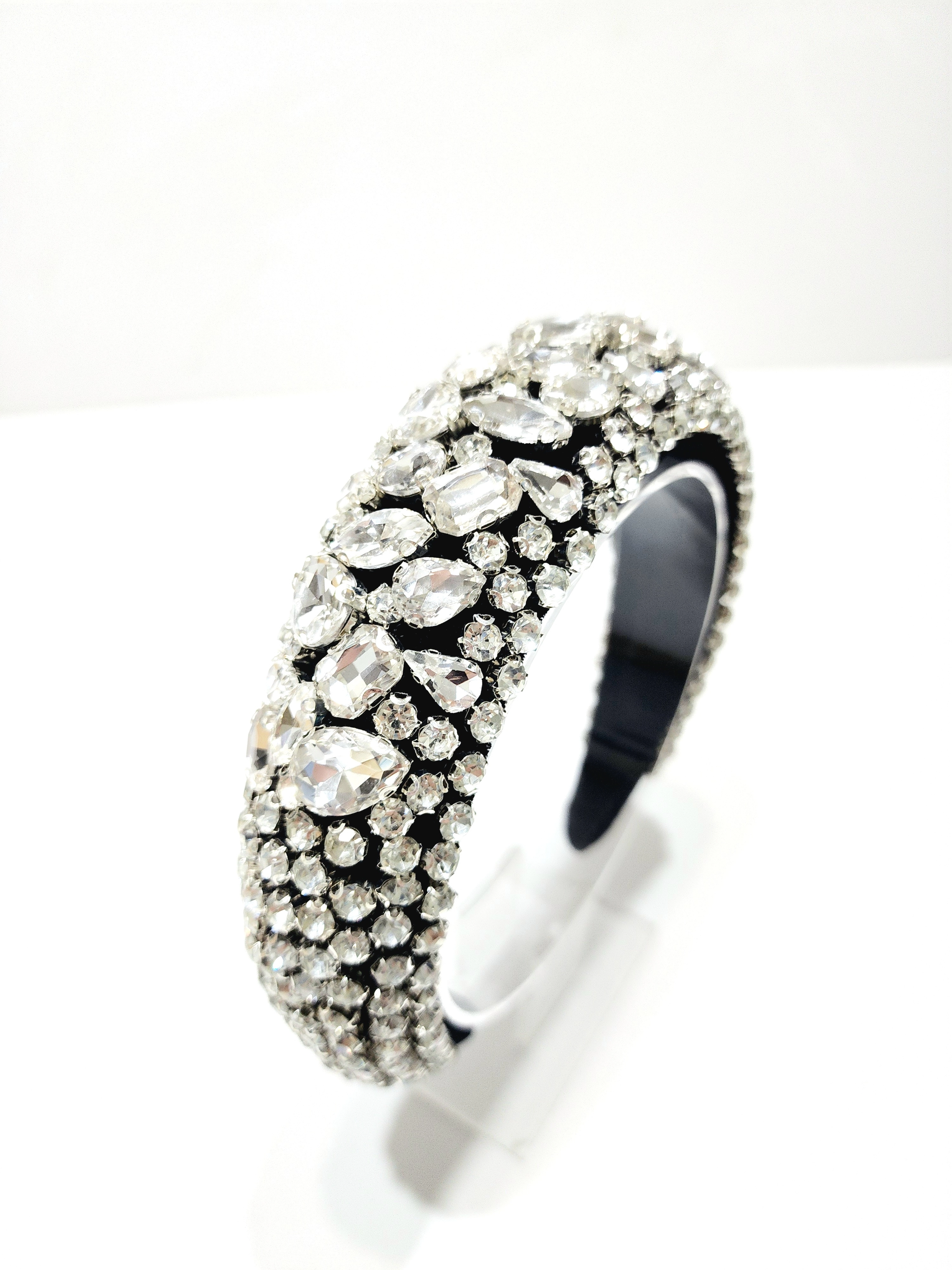 BRİDE AFTER PARTİ SIK DİKİM SİYAH-SİLVER TAC