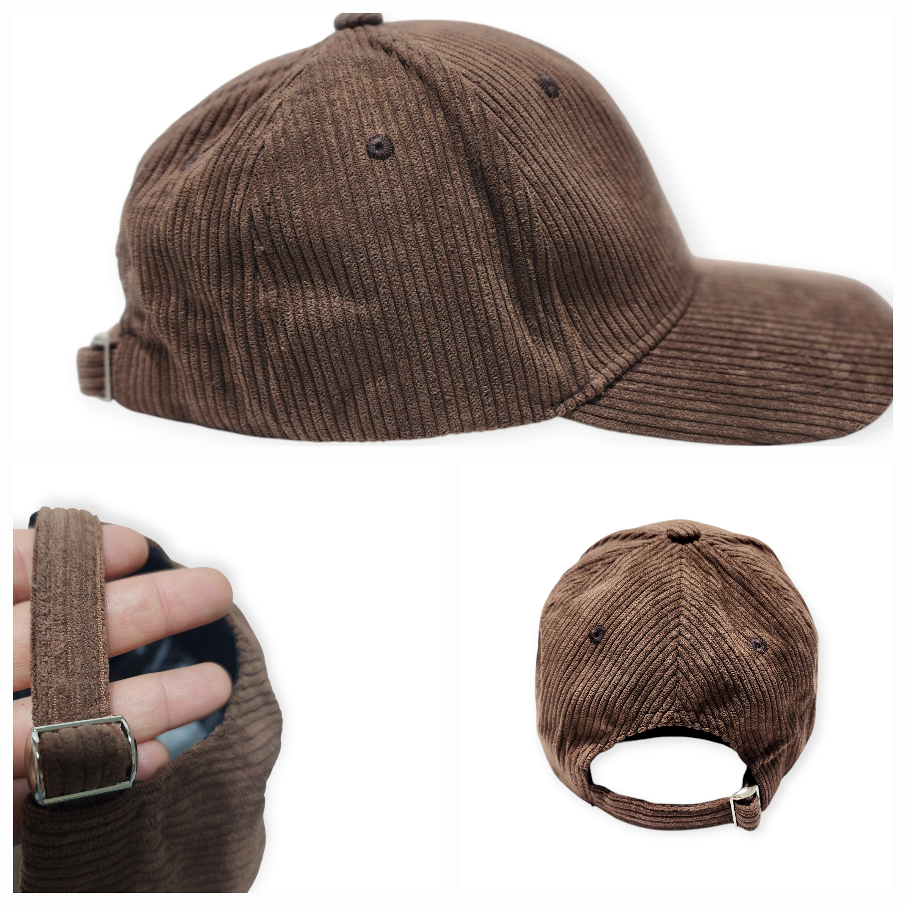 AYARLANABİLİR FİTİLLİ KADİFE UNİSEX BEYZBOL MODEL ŞAPKA