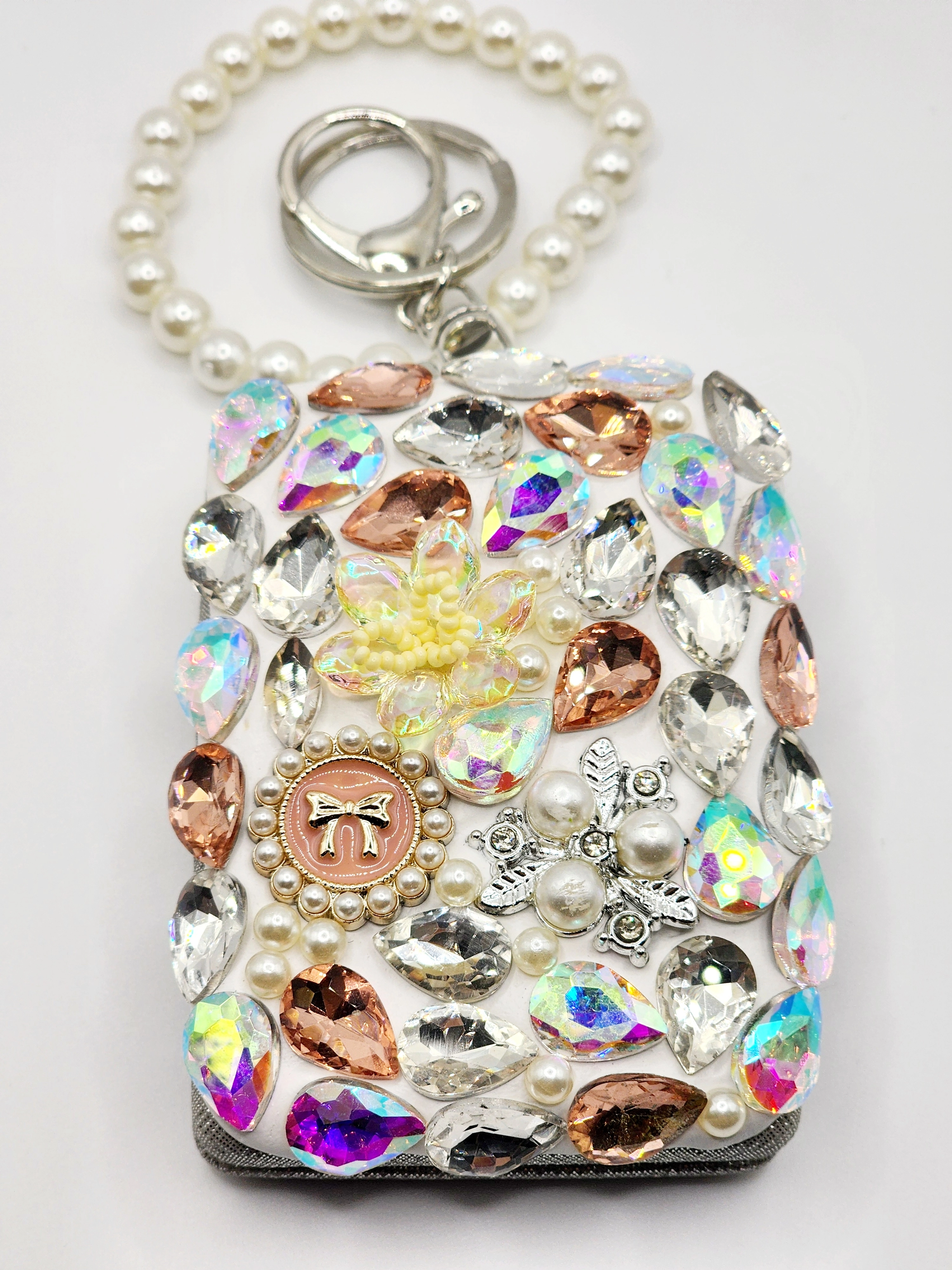 KRİSTAL TAŞ -BONCUK & FİGÜRLÜ ’’ EL AYNASI’’ ÇANTA AKSESUARI