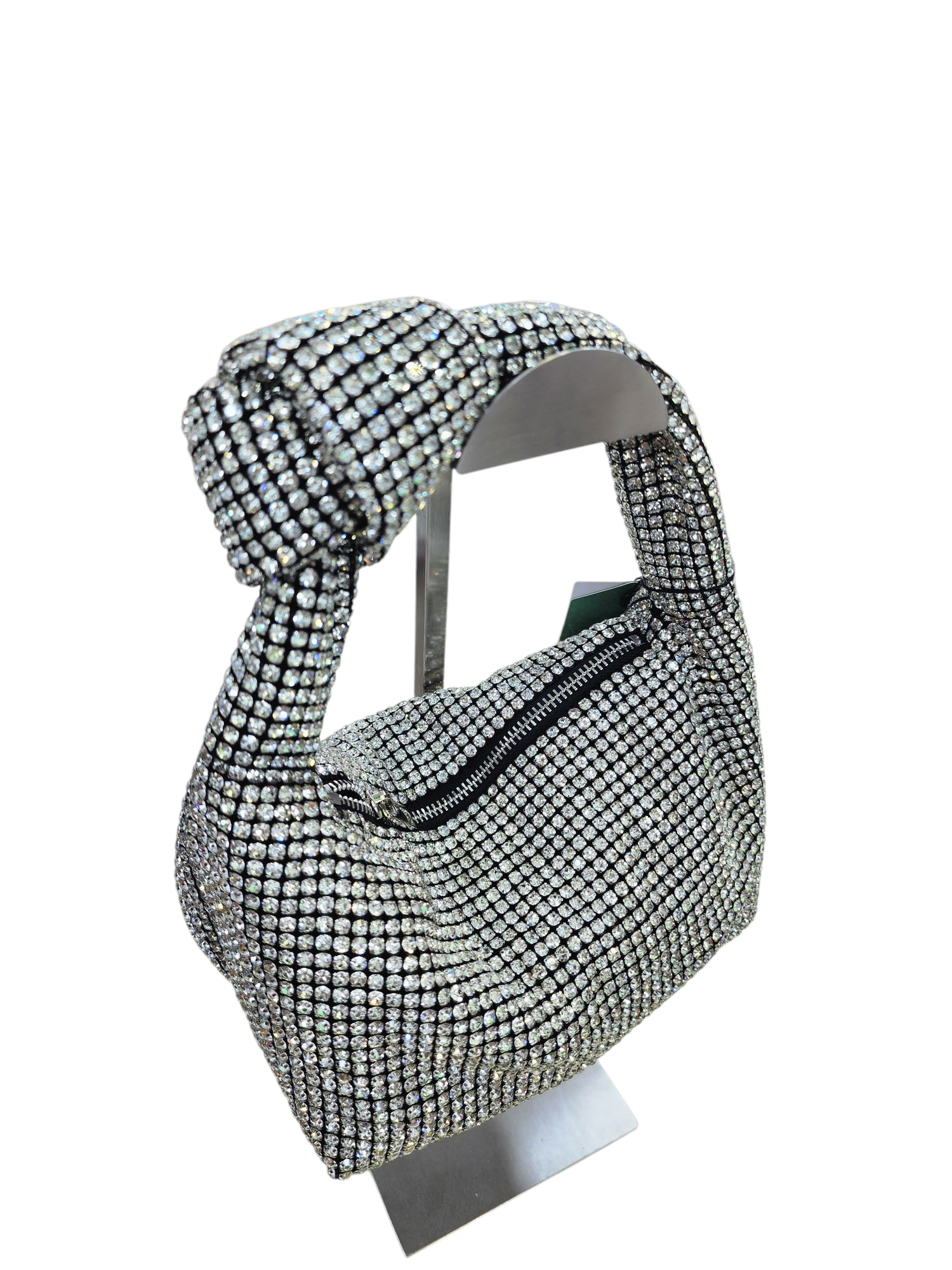 KRİSTAL TAŞLI SALAŞ MODEL ABİYE KADIN EL ÇANTASI