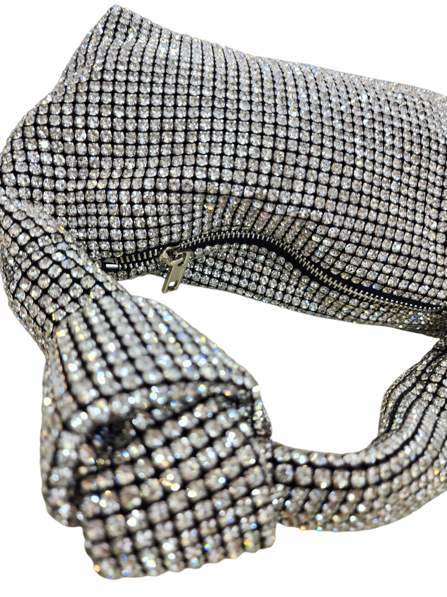 KRİSTAL TAŞLI SALAŞ MODEL ABİYE KADIN EL ÇANTASI