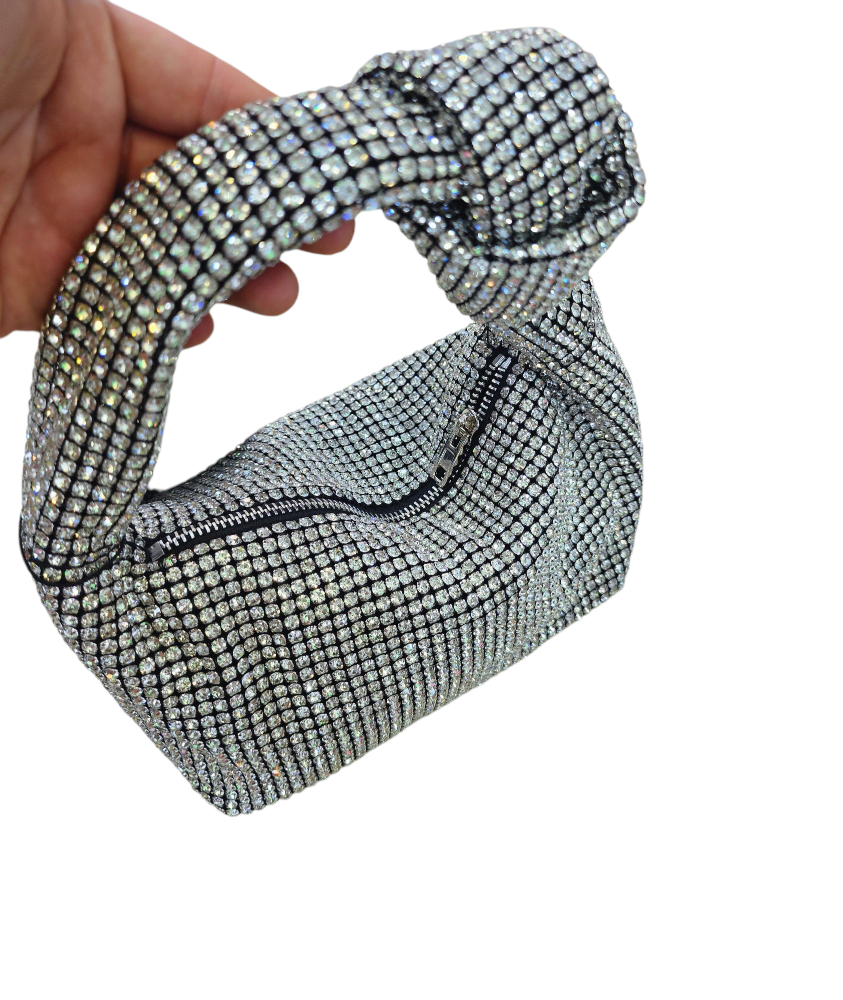 KRİSTAL TAŞLI SALAŞ MODEL ABİYE KADIN EL ÇANTASI