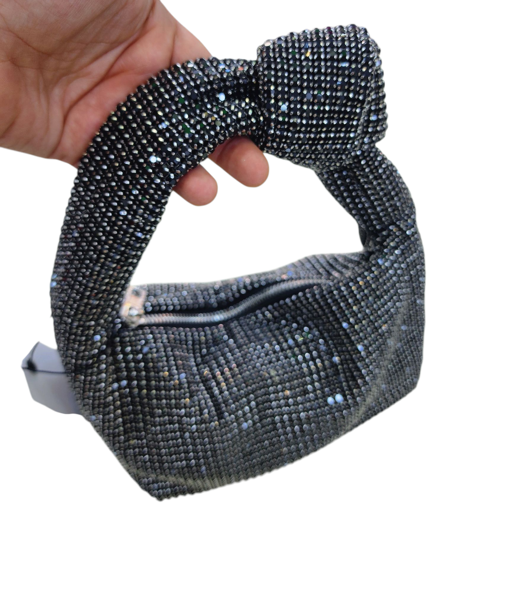 KRİSTAL TAŞLI SALAŞ MODEL ABİYE KADIN EL ÇANTASI