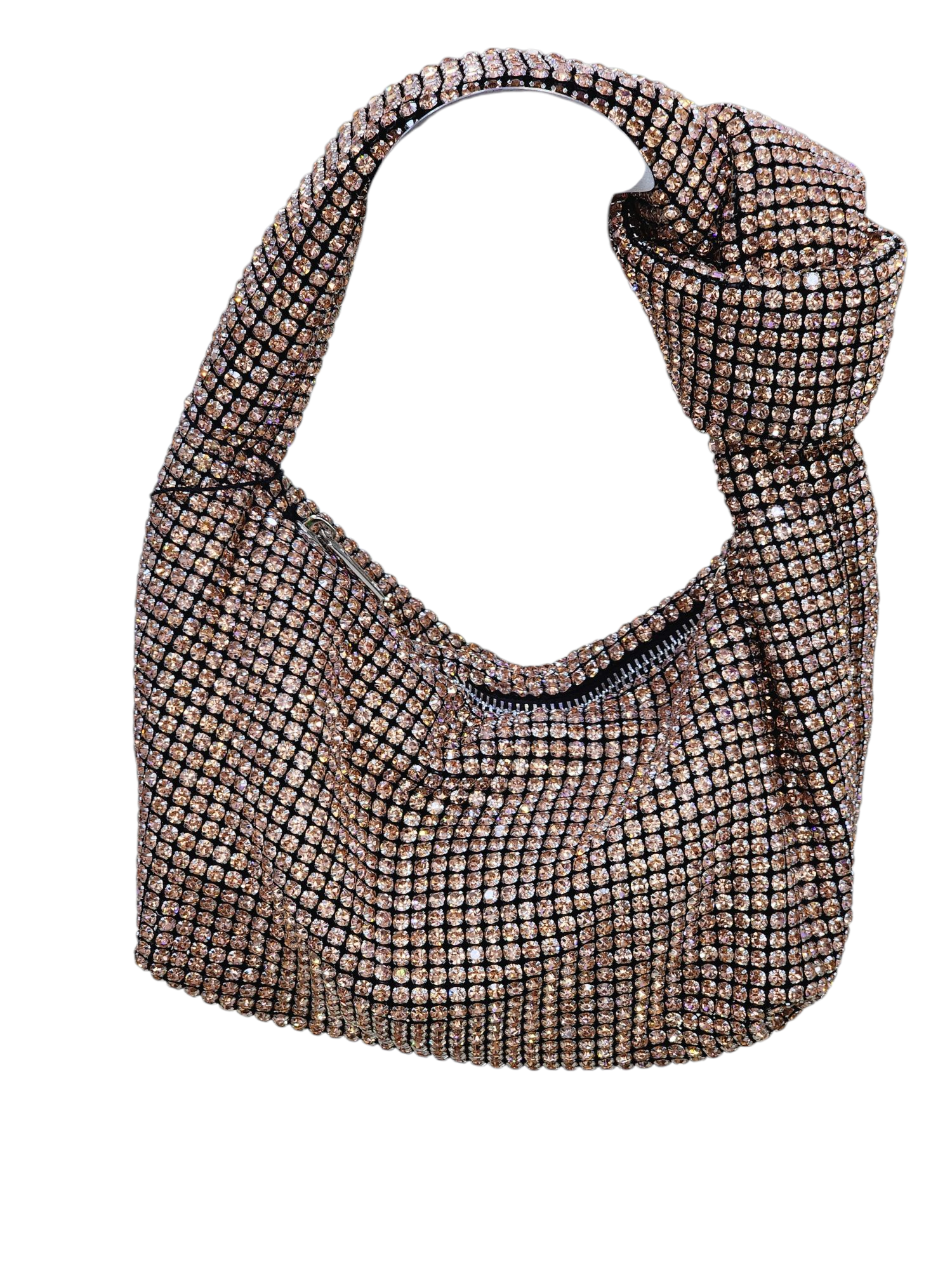 KRİSTAL TAŞLI SALAŞ MODEL ABİYE KADIN EL ÇANTASI