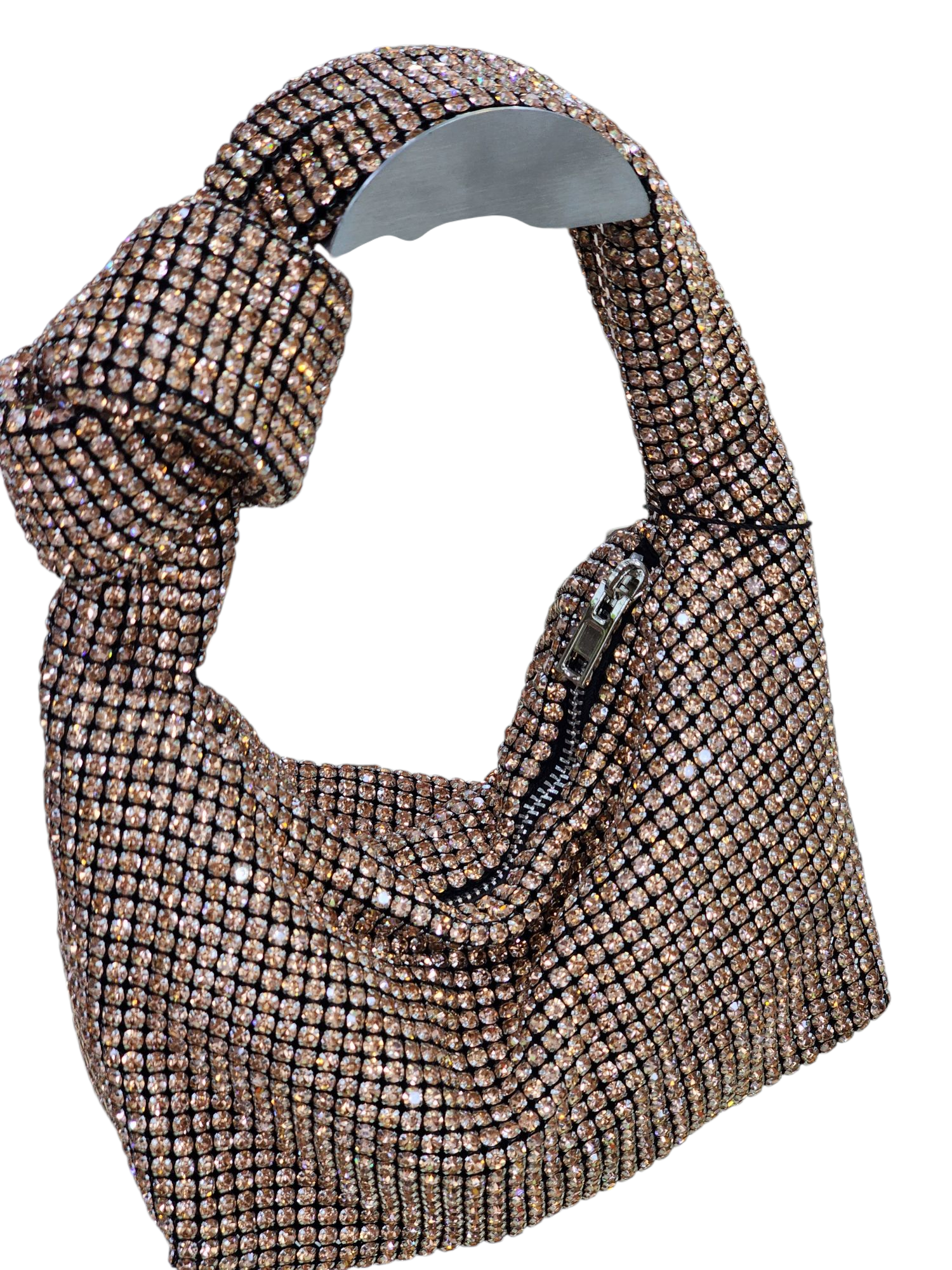 KRİSTAL TAŞLI SALAŞ MODEL ABİYE KADIN EL ÇANTASI