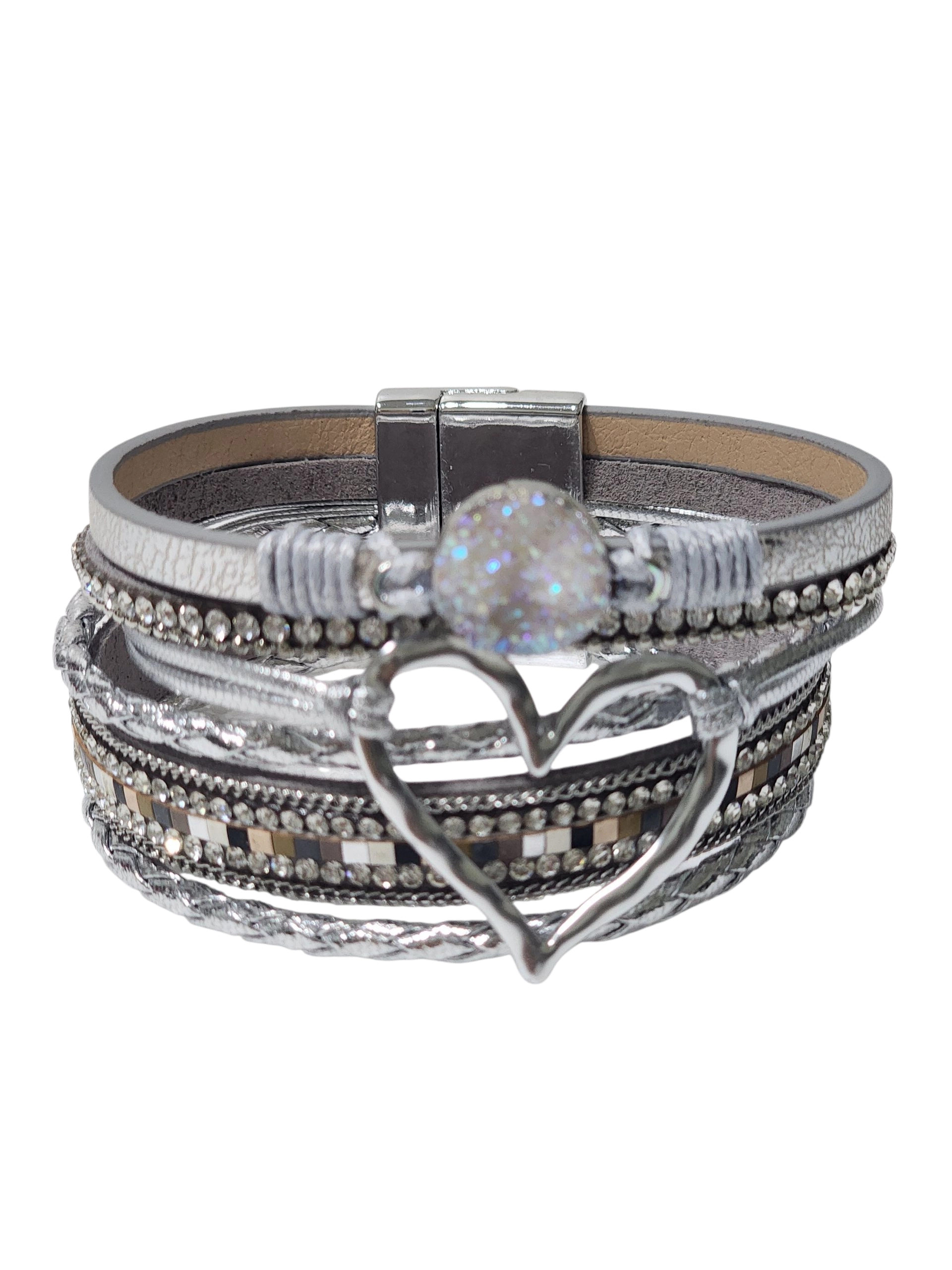 ÇOKLU SARMA MANYETİK TOKALI BOHEM BİLEKLİK