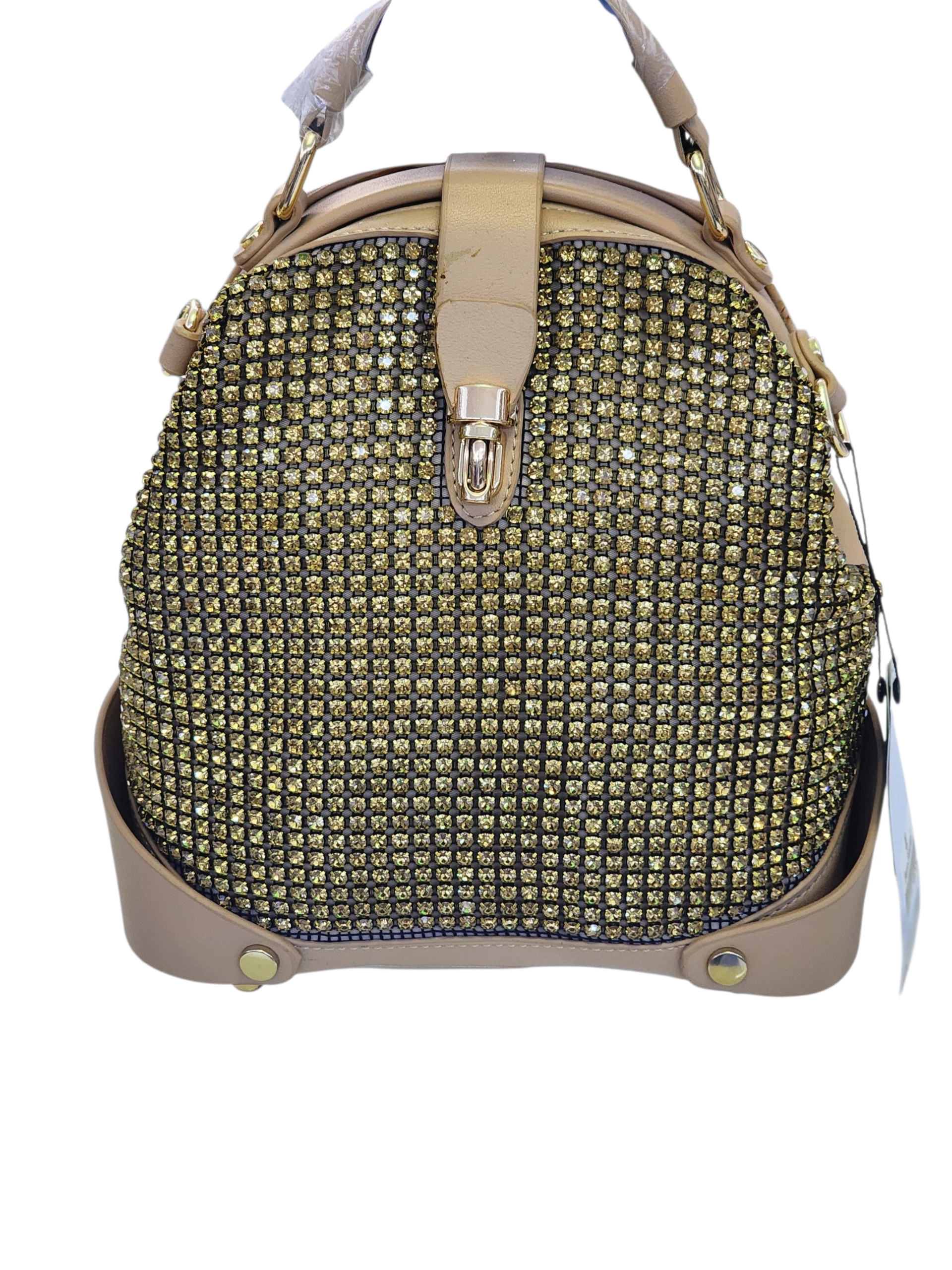 SWAROVSKİ TAŞLI 3 OPSİYONEL  ( EL-OMUZ -SIRT ) KADIN ÇANTASI