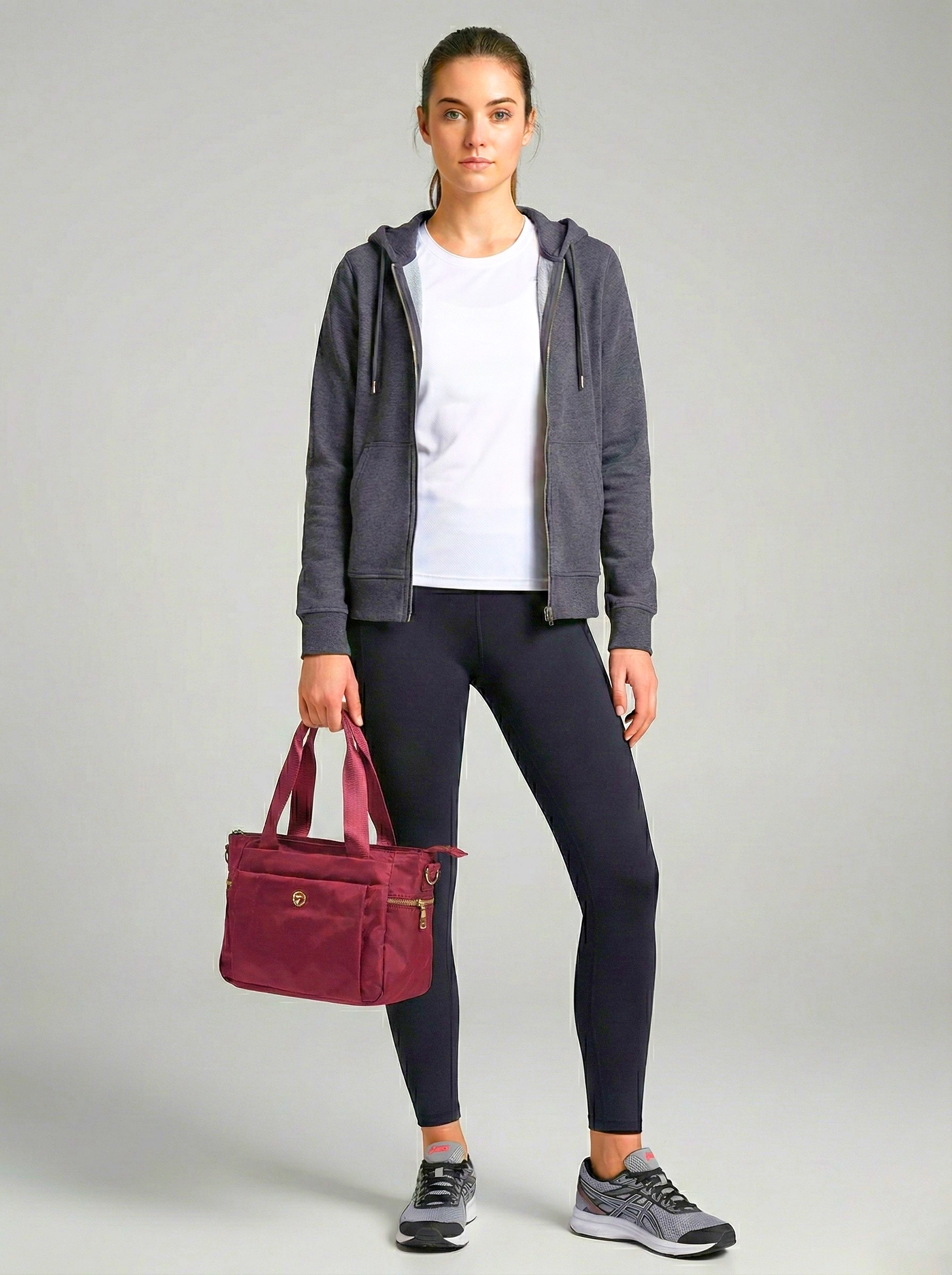 ’’ KÜÇÜK BOY’’ İMPERTEKS KUMAŞ (ÇOK BÖLMELİ) GÜNLÜK KULLANIMA UYGUN EL-OMUZ ÇANTASI