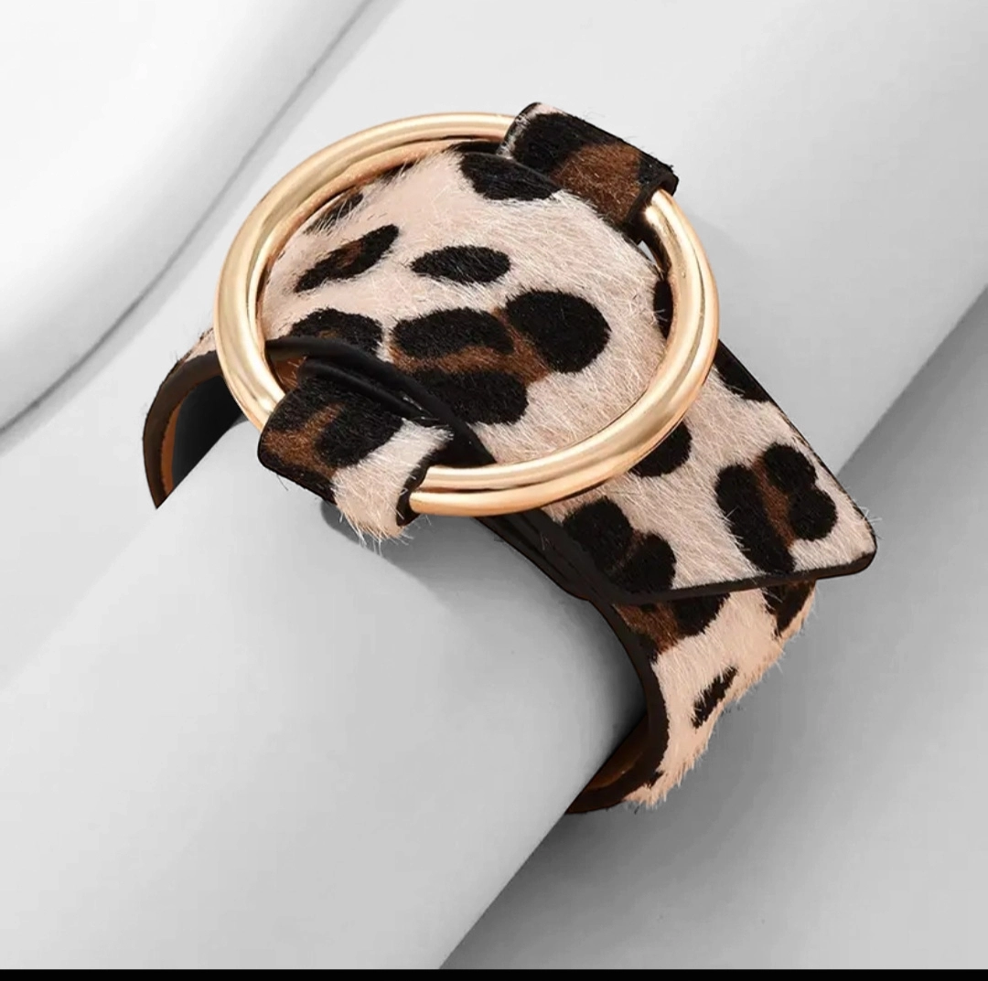 LEOPAR DESENLİ BOHEM MODEL KADIN BİLEKLİK