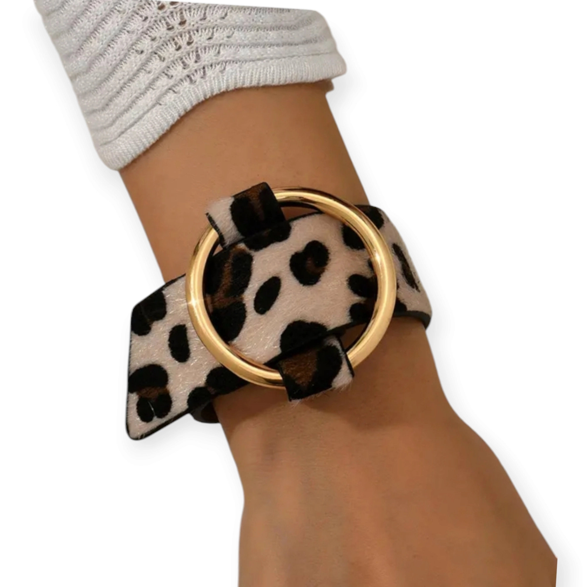 LEOPAR DESENLİ BOHEM MODEL KADIN BİLEKLİK