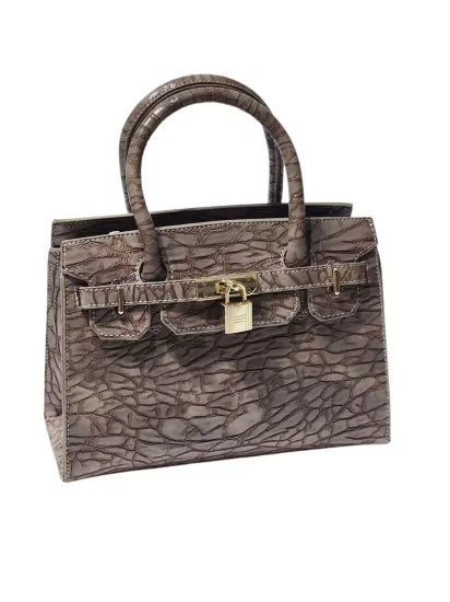 KİLİT AKSESUAR DETAYLI ’’ ORTA BOY ’’ KADIN EL- OMUZ ÇANTASI