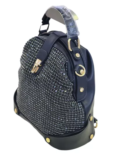 SWAROVSKİ TAŞLI 3 OPSİYONEL  ( EL-OMUZ -SIRT ) KADIN ÇANTASI