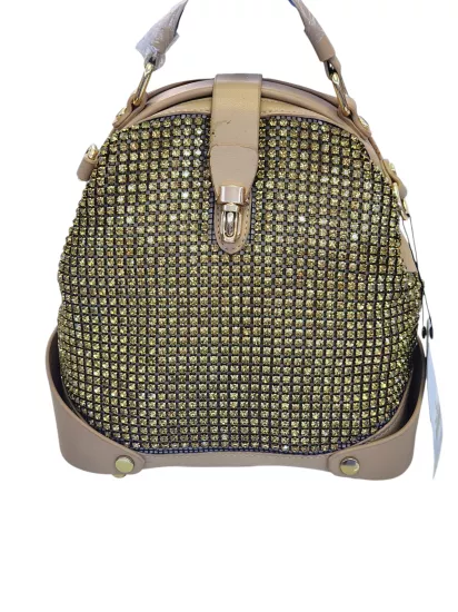 SWAROVSKİ TAŞLI 3 OPSİYONEL  ( EL-OMUZ -SIRT ) KADIN ÇANTASI