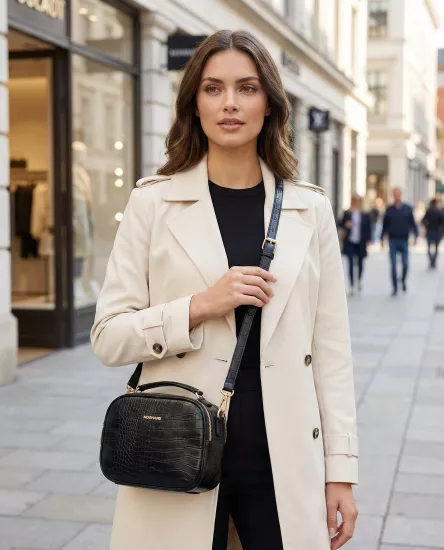 KROKO ( ÇAPRAZ ) KADIN OMUZ ÇANTASI 