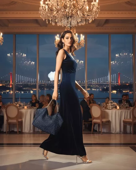 KRİSTAL TAŞ İŞLEMELİ YUMUŞAK DERİ BÜYÜK BOY KADIN EL- OMUZ ÇANTASI