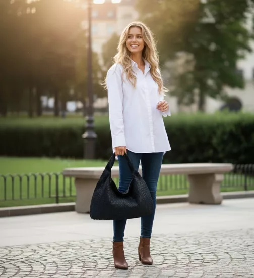 EL  (ÖRGÜSÜ)  SALAŞ MODEL YUMUŞAK DERİ KADIN EL- OMUZ ÇANTASI